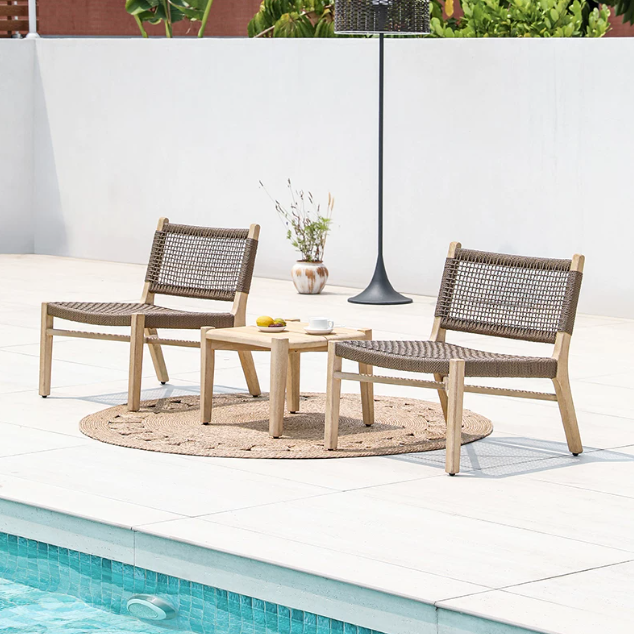 Cane Outdoor Side Table