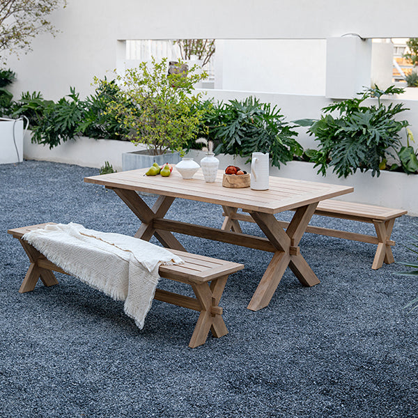 Nikara Outdoor Long Coffee Table