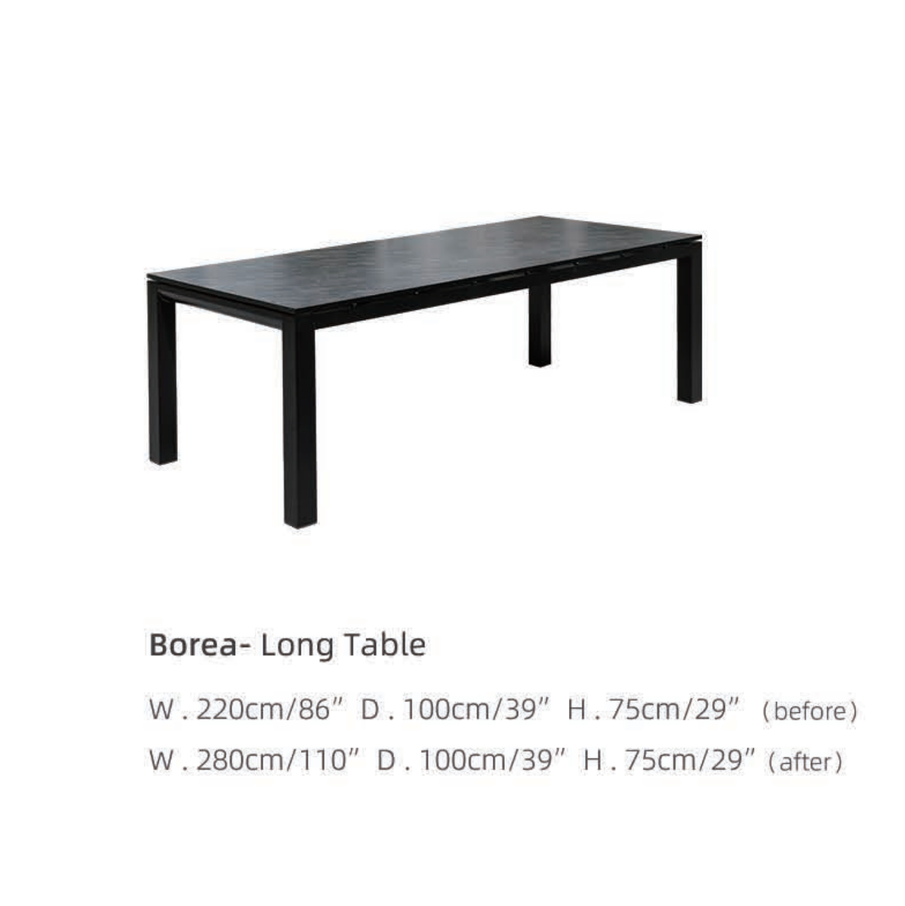 Borea Outdoor Dining Table