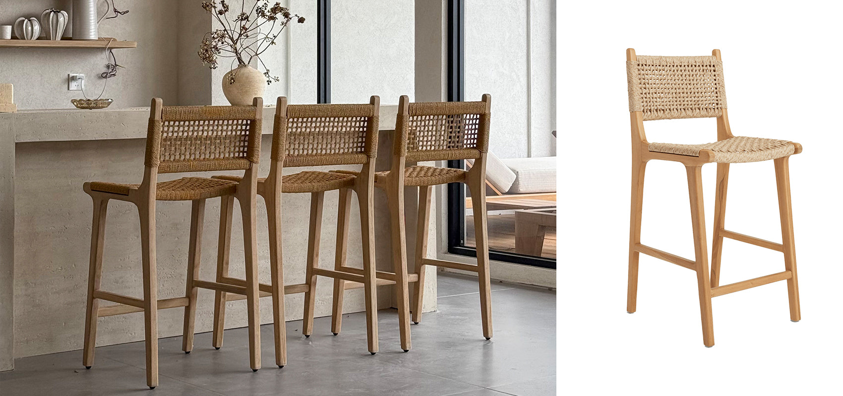 Amelia Outdoor Bar Stool