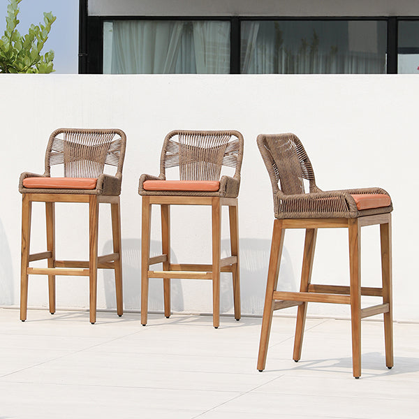 Belifer Outdoor Bar Stool