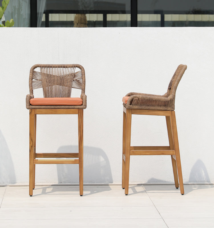 Belifer Outdoor Bar Stool