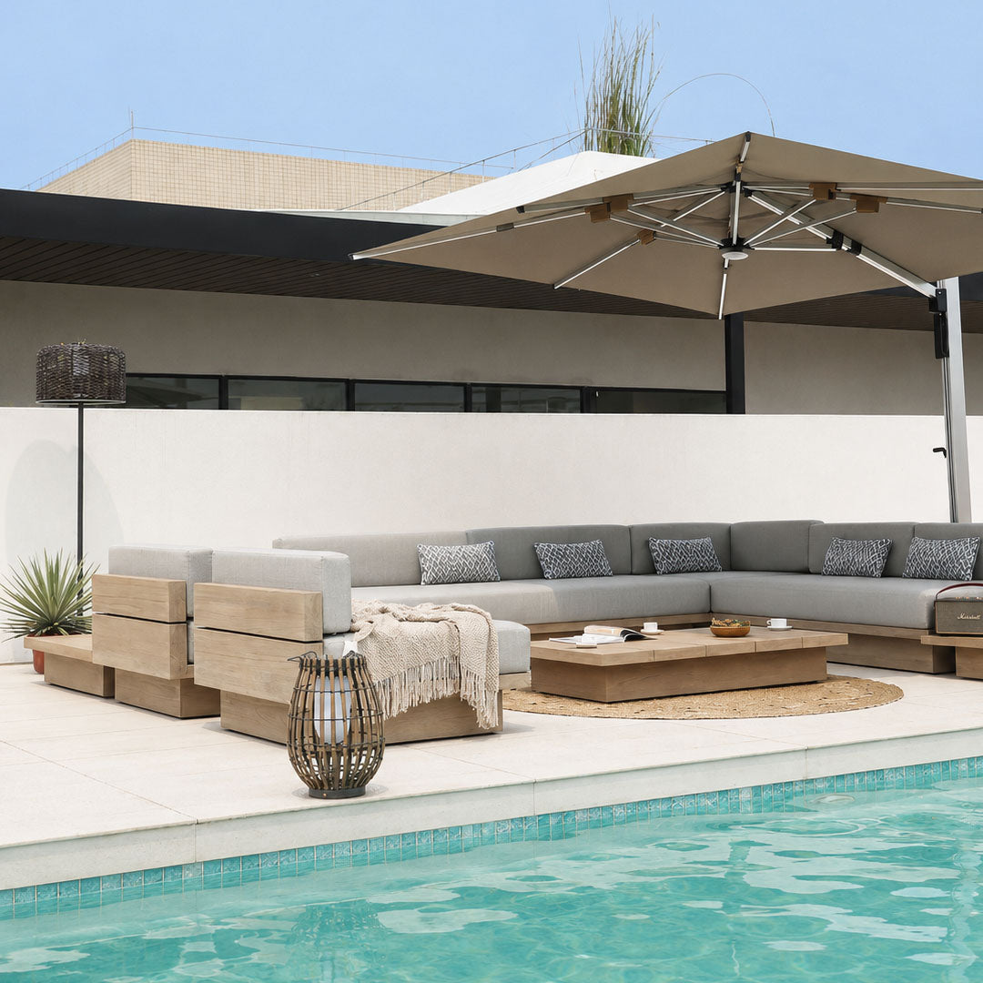 Menorca Outdoor Three Seater Sofa