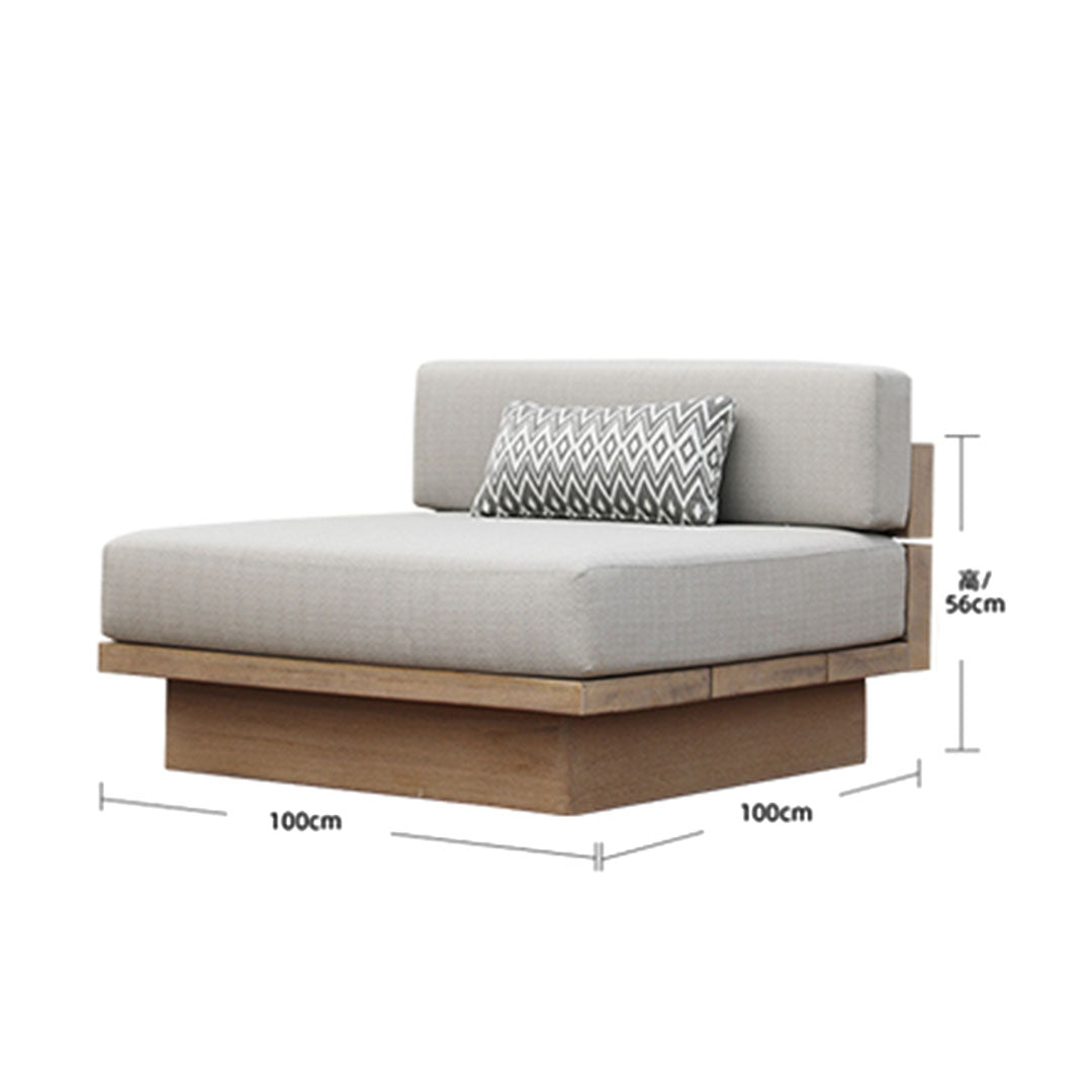 Menorca Outdoor Single Sofa