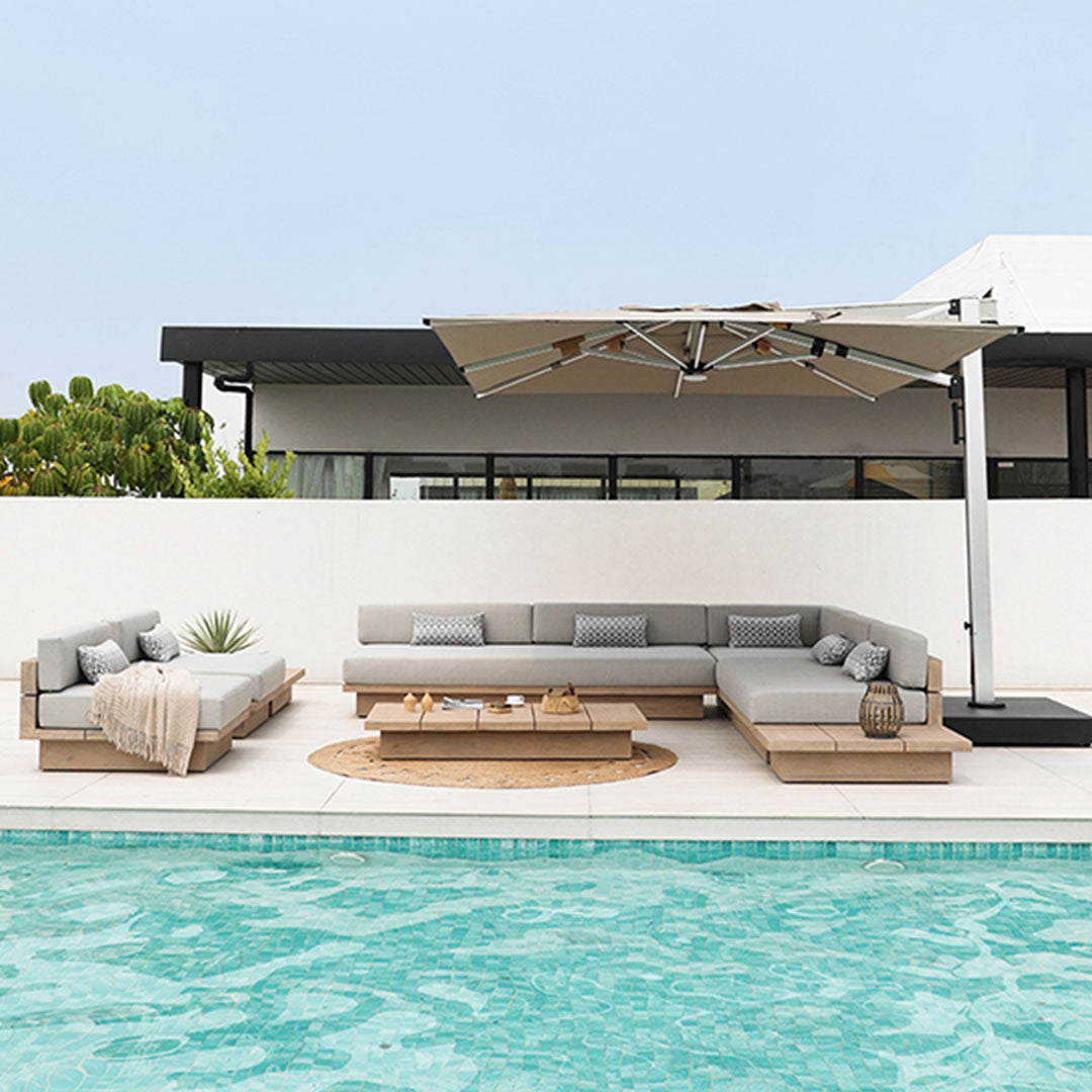 Menorca Outdoor Square Coffee Table