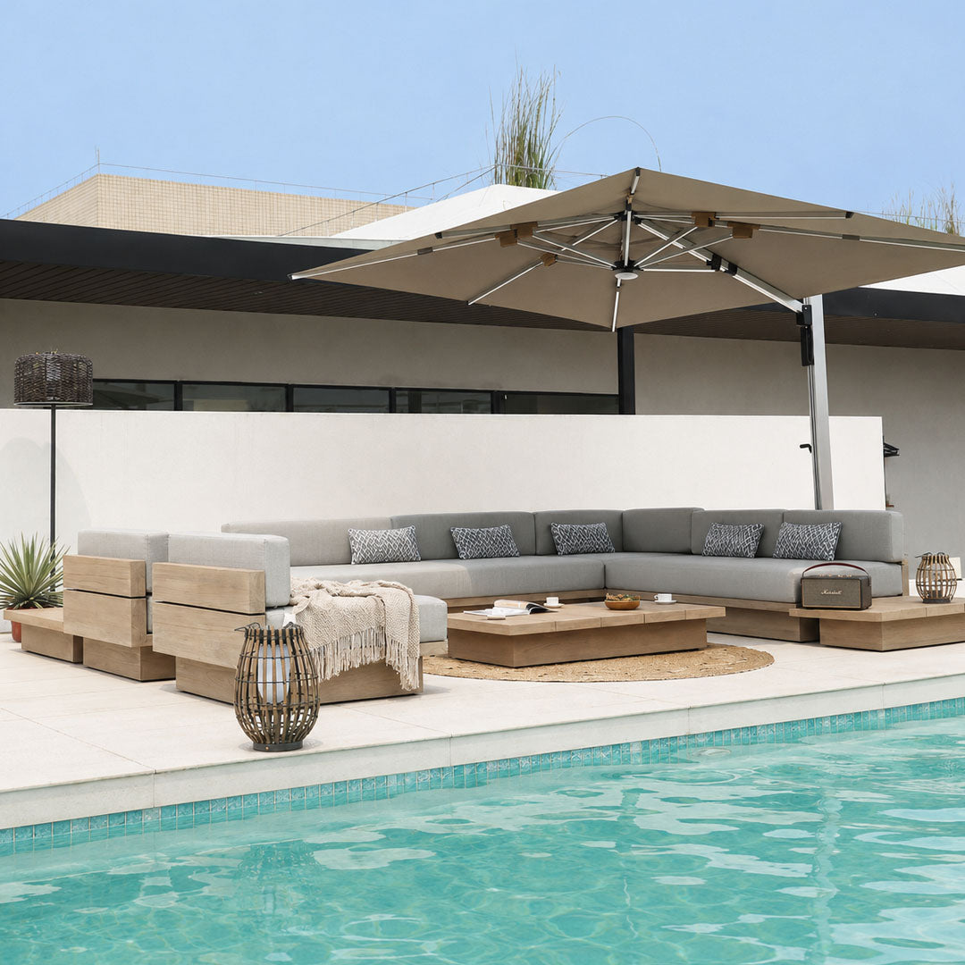 Menorca Outdoor Square Coffee Table