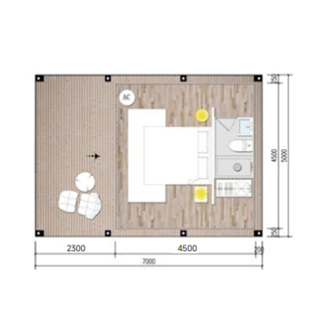 F-35/45 Luxury Safari Glamping Tent