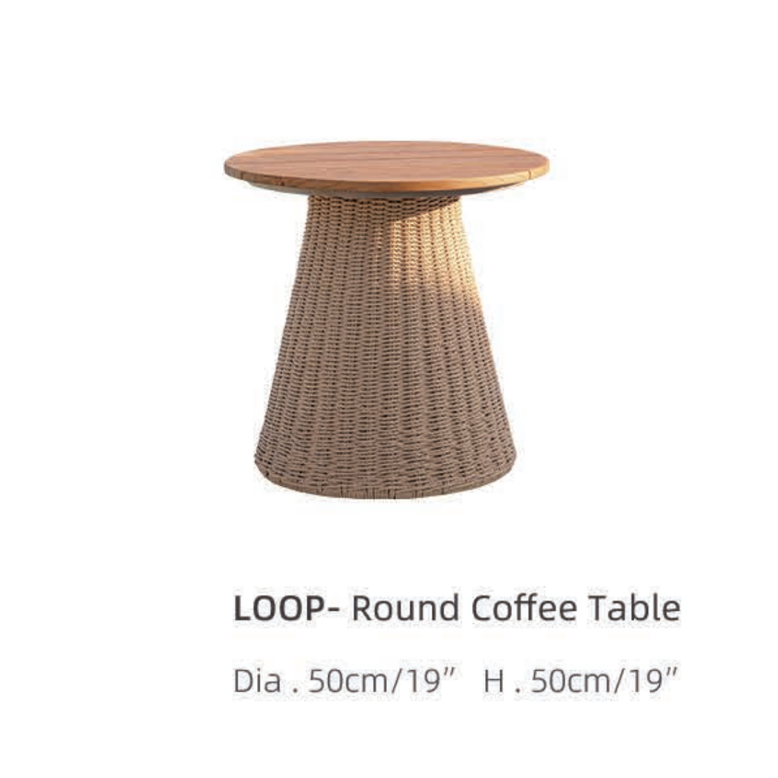 Benny Teak Outdoor Coffee Table
