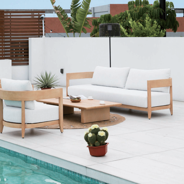 Bruce Outdoor Round Coffee Table