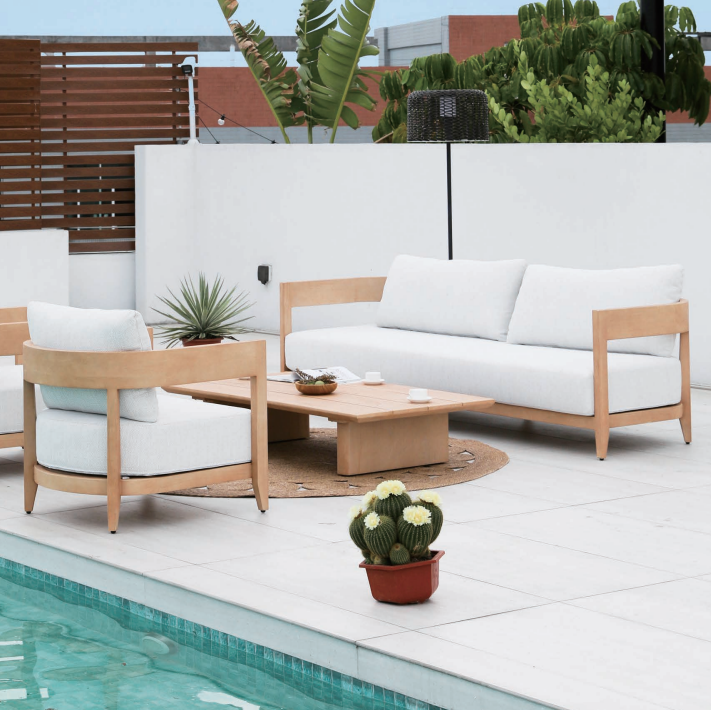 Bruce Outdoor Three Seater Sofa