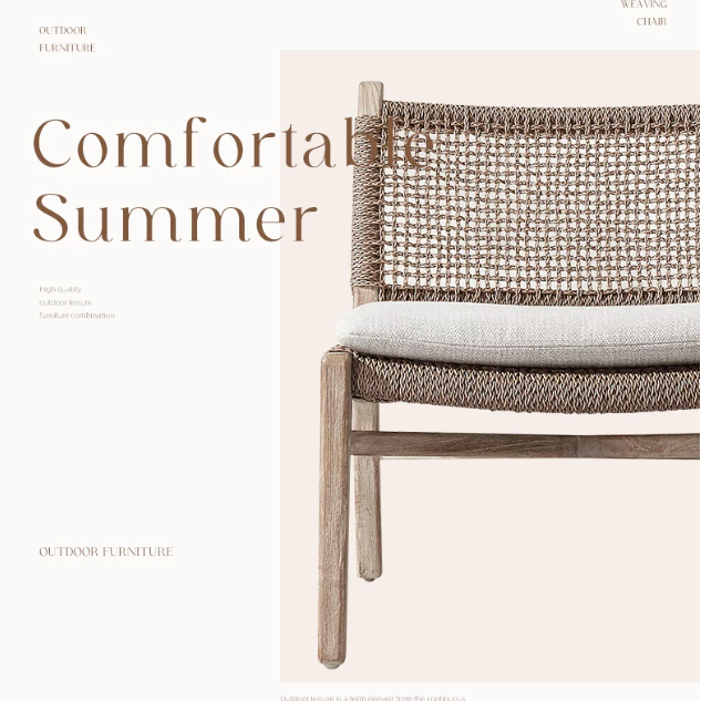 Cane Outdoor Dining Chair