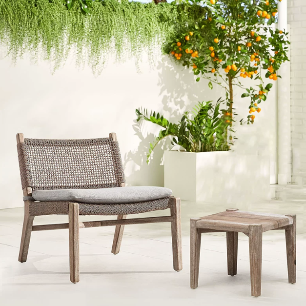 Cane Outdoor Side Table
