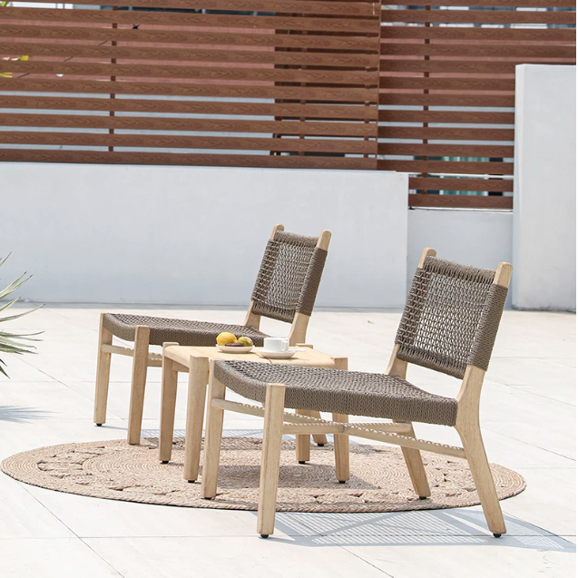 Cane Outdoor Side Table
