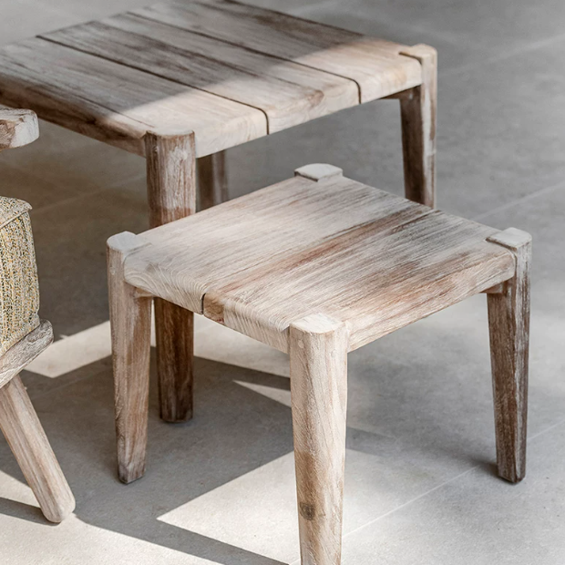 Cane Outdoor Side Table