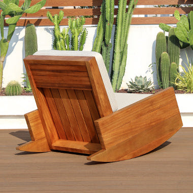 Asturias Outdoor Rocking Arm Chair