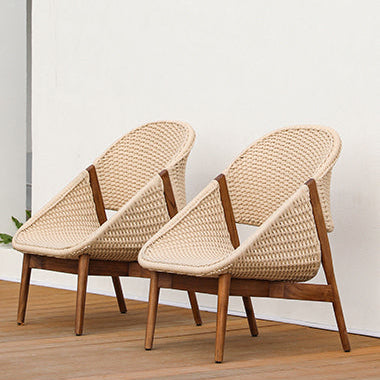 Shell Outdoor Lounge Chair