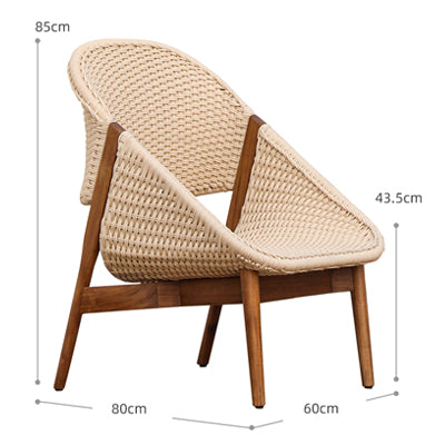 Shell Outdoor Lounge Chair