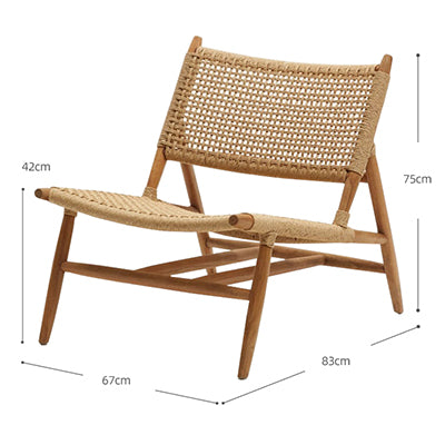 Benny Teak Outdoor Chair