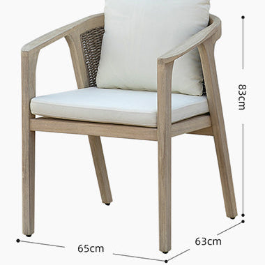 Malta Outdoor Dining Arm Chair