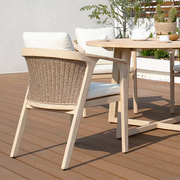 Malta Outdoor Dining Arm Chair